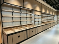 Étagère de supermarché personnalisée, double face, gondole de supermarché pour magasin de détail, étagère de magasin
