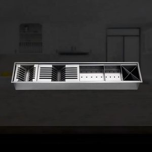 Nouveau design 2026 – Égouttoir à vaisselle artisanal en acier inoxydable 304 pour évier à canal humide - Product Image 5