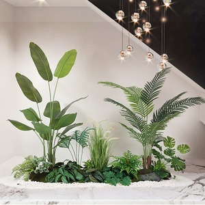Arbres Artificiels Dream Castle 100cm-200cm pour Intérieur, Base Florale, Résistants à l'Eau, Décoration Paysagère - Product Image 1