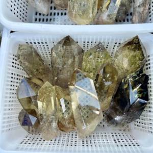 Chất Lượng Cao Pha Lê Chữa Bệnh Đá Tháp Điểm Cây Đũa Phép Tay Đánh Bóng Tự Nhiên Citrine Tháp Cho Trang Trí Nội Thất - Product Image 4