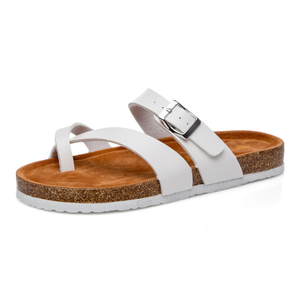 Pantofole da spiaggia estive in <span class=keywords><strong>sughero</strong></span> <span class=keywords><strong>sandali</strong></span> da donna 2022 ladies chaussure femme fancy casual flat shoes <span class=keywords><strong>infradito</strong></span> <span class=keywords><strong>sandali</strong></span> da donna schuhe - Product Image 1