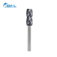 BFL carburo sólido personalizado 4 cortador de molino de extremo de flauta 4 Herramientas CNC de molino de extremo plano de flauta