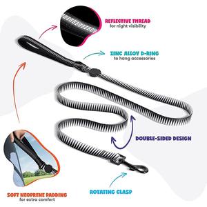 Conjunto de correa para <span class=keywords><strong>Collar</strong></span> de perro con diseño personalizado, hebilla de <span class=keywords><strong>Metal</strong></span> para entrenamiento, venta al por mayor de fábrica, Oem - Product Image 4