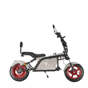 Europe Warehouse 2 Wheels Electric Motorcycle Scooter Citycoco China Supplier GPS Sharing Best 18*9.5 Inch Wide Wheel E Scooter