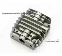 Fabricant de production de pièces moulées sous pression, traitement de surface de la coque de radiateur en aluminium par usinage CNC, Dongguan, Chine