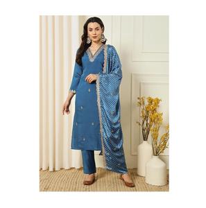 Nouveau Designer Kurti Pent avec Dupatta Ensemble pour le bureau et l'usure régulière Pakistanais Kurti Ensemble à un prix abordable - Product Image 1