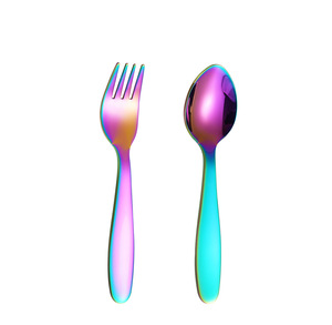 Ensemble de couverts pour enfants en acier inoxydable réutilisables, style nordique mignon, fourchettes et cuillères Positive <span class=keywords><strong>Kili</strong></span> pas chères - Product Image 5