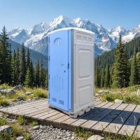 Toilettes mobiles portables d'usine chinoise avec station de lavage des mains, haute qualité à bas prix, service après-vente complet