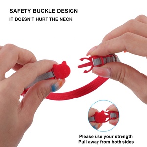 <span class=keywords><strong>Collar</strong></span> Reflectante Antipérdida para Gatos para Caminar de Noche con Soporte de Silicona Impermeable para AirTag, <span class=keywords><strong>Collar</strong></span> de Seguridad para Gatos - Product Image 3