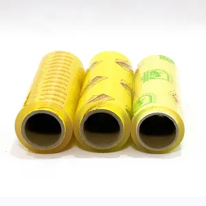 Filme de PVC para embalagem de produtos alimentares, filme transparente prático de PVC para venda por atacado de fábrica profissional
