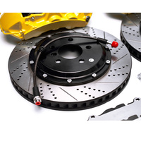 Kit de Freinage Haute Performance Nouveau GT6 avec Disques et Étriers en Alliage d'Aluminium Coulé et Usiné CNC, Garantie 1 An pour Roue Arrière