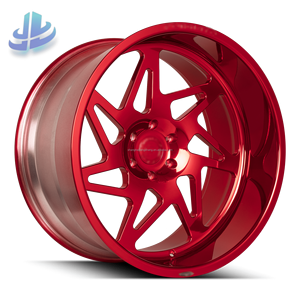 Rines Forgiatos Finestro-T Negros con Acabado Mecánico de 22, 24 y 26 Pulgadas, Ruedas Personalizadas Elegantes para Autos Cadillac, Dodge Charger, <span class=keywords><strong>Mustang</strong></span> - Product Image 5