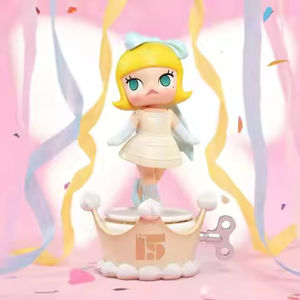 Popmarts Celebra il <span class=keywords><strong>Momento</strong></span>: Serie <span class=keywords><strong>del</strong></span> 15° Anniversario Pop Marts, Statuette in Scatola Misteriosa, Decorazioni per la Casa, Oggetti da Collezione - Product Image 6