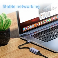 Adaptador Ethernet sin controlador de amplia compatibilidad USB 3,0 a adaptador de red LAN de 100/1000 Gbps