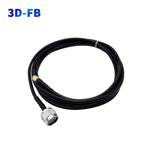 Optional Connector 3D-FB Coaxial Cable Radio Frequency Cables with Foam Polyethylene Dielectricf 10m 15m 20m for Communication