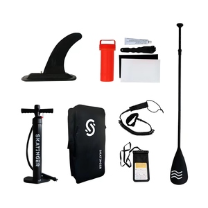 Sac à dos pour <span class=keywords><strong>paddle</strong></span> <span class=keywords><strong>gonflable</strong></span> en aluminium noir, pliable, écologique, portable pour les sports nautiques en lacs et rivières - Product Image 3
