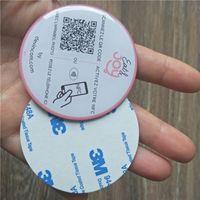 Etiqueta de menú de toque NFC con código QR grande de 100mm para Pedidos Automáticos en restaurantes, hoteles, tiendas, aeropuertos