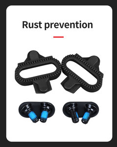 Acero <span class=keywords><strong>SPD</strong></span> Cleats <span class=keywords><strong>MTB</strong></span> Compatible con ejercicio de fitness en interiores Peloton bicicleta <span class=keywords><strong>Pedal</strong></span> autoblocante - Product Image 3