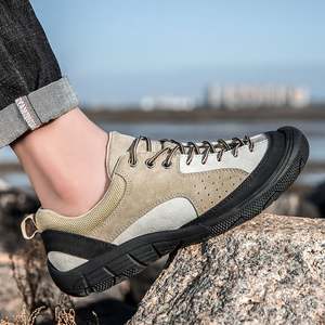Lo último en zapatos elegantes de suela de goma para niños, zapatos para correr con punta de seguridad con cordones, sin logotipo marca, zapatos de senderismo para hombres famosos, deportes al aire libre 44 - Product Image 2