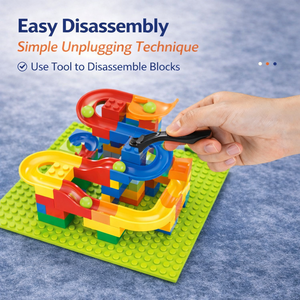 Juego de Construcción de Pistas de Canicas con Doble Espiral de 89 Piezas, Juguete Educativo Creativo STEM para Niños - Product Image 5