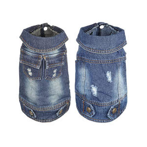 Fabrika kaynağı özel moda lüks Jean köpek giysileri yeni klasik tasarımcılar ceketler yelek tulum fabrika kaynağı özel - Product Image 6