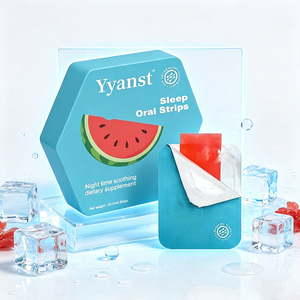 Night Time Soothing Oral <b>Strips</b> Watermelon Flavor Dietary Supplement Fast Melt Sugar Free Relaxation <b>Breath</b> <b>Strips</b> For Adults - Product Image 5