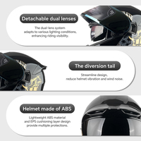 Casques de moto modulaires DOT intégraux, casques de motocross, casques rabattables pour homme et femme, casque pour moto