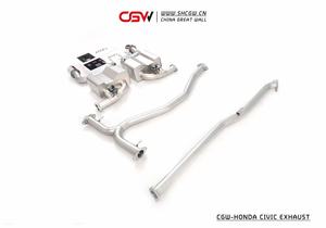 China Hersteller Edelstahl 304 Valve tronic Catback Auspuff mit Fernbedienung für Honda CIVIC 1.5T 10th Gen - Product Image 3