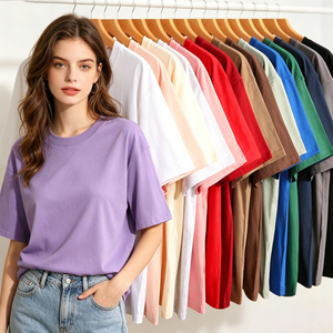 Camisetas Lisas <span class=keywords><strong>de</strong></span> Algodón 100% <span class=keywords><strong>de</strong></span> 260 g/m², Cuello Redondo Unisex, Personalizables con Logotipo, OEM, ODM, Venta al Por Mayor - Product Image 2