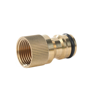 Connecteur d'eau en laiton, filetage intérieur de 18mm, diamètre de 1/2 pouces, pour tuyaux de plomberie et accessoires de lavage de voiture - Product Image 3