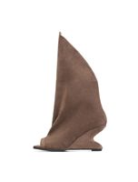Nouvelles bottes longues à talon compensé en forme de bouche de poisson, style européen et américain, tendance et polyvalentes, bottes cool, bottes courtes pour femmes