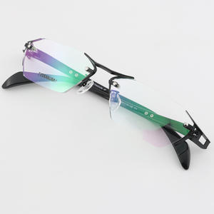 <span class=keywords><strong>Gafas</strong></span> Unisex de Titanio Puro Hechas a Mano EISHEE con <span class=keywords><strong>Filtro</strong></span> de Luz <span class=keywords><strong>Azul</strong></span>, Estilo Clásico, Combinan Bien con la Personalidad, Nueva Estructura, Tamaños para Miopía - Product Image 3