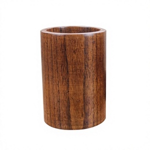 Gobelet à boire réutilisable en bois naturel massif, fabriqué à la main, écologique, pour la maison et l'extérieur - Product Image 4