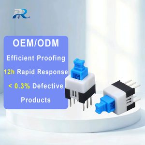 5,8*5,8mm 7*7mm 8*8mm 8,5*8,5mm Zweireihiger 6-poliger selbstsicher nder/nicht verriegeln der vertikaler Schlüssel knopfsc halter 12V Langlebig für Bedienfelder - Product Image 1