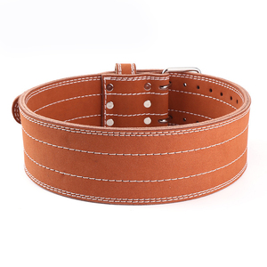 Ceinture de musculation unisexe 13 mm en cuir de vachette respirant et imperméable avec boucle à levier pliable, personnalisable avec logo, modèle 2026 - Product Image 6