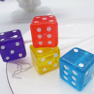 Piruleta dura con forma de cubo para aperitivos, cubitos con sabor a fruta - Product Image 5