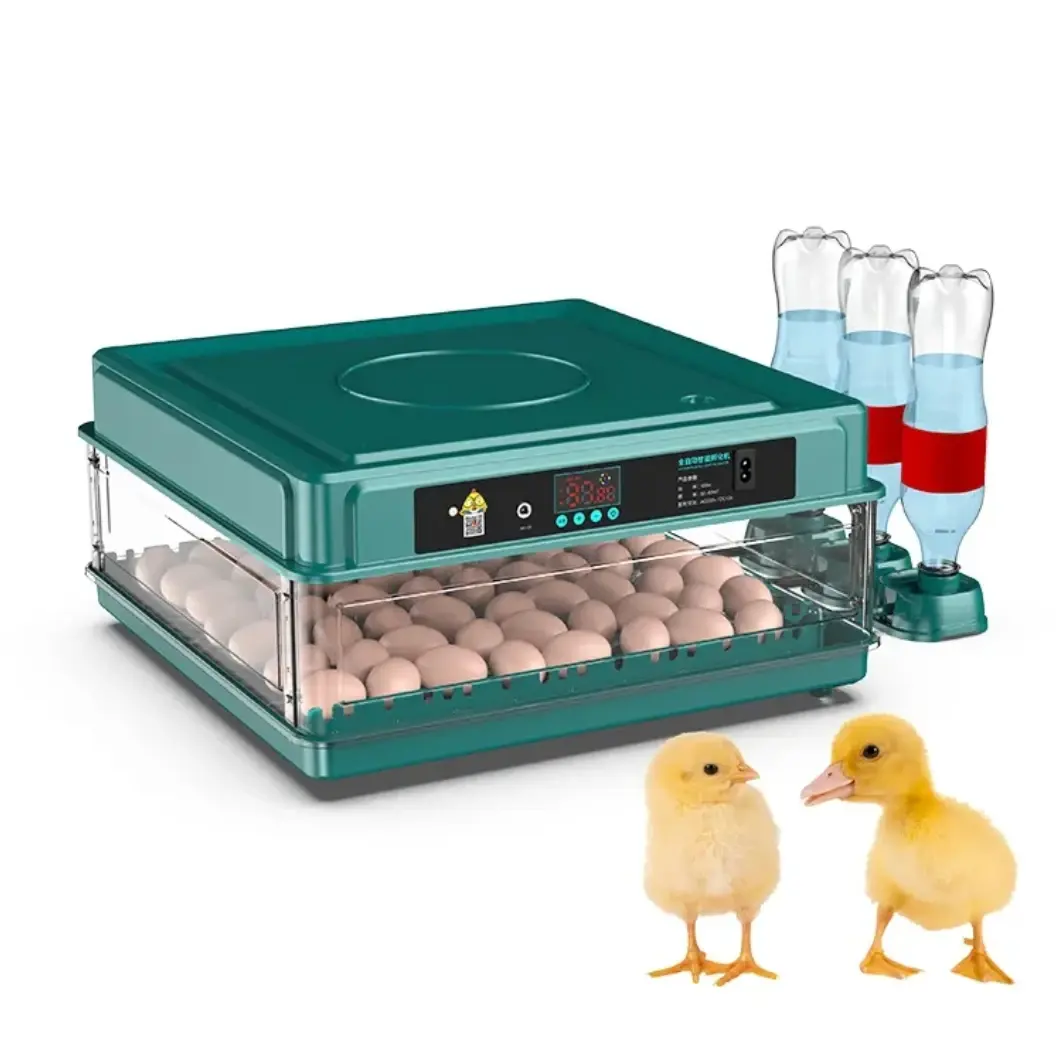 Incubadora de huevos de Venta caliente 128 capacidad alta tasa de eclosión incubadora comercial completamente automática
