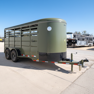 Remolque de Transporte de Ganado de 3 Ejes para Granja, con Valla para Ganado, para Ovejas y Vacas, Suministro Confiable para Granjas de Primera Clase - Product Image 1