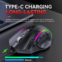 Souris de jeu sans fil W605 à trois modes, macro programmable, pleine vitesse, 12 touches, 24000 DPI, programmable