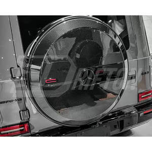 Cubierta de neumático de repuesto trasero de fibra de carbono estilo B para Mercedes Benz G Wagon W463 - Product Image 2