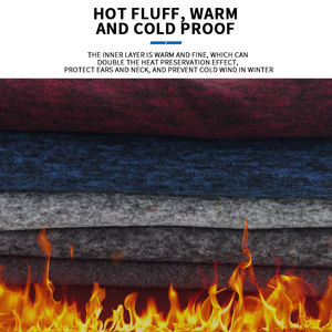 رداء متعدد الوظائف من البوليستر الصوفي وشاح حراري مدفئ للرقبة للشتاء وركوب الدراجات النارية والتزلج - Product Image 2