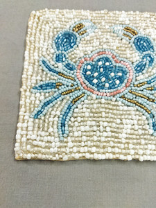 2025 Hot Selling Customized Handmade <b>Beaded</b> <b>Placemats</b> Table Mat Hand Embroidery Blue Spider Mug Rug Coasters for Gift Ideas - Product Image 6