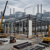 Structure en acier galvanisé à chaud préfabriquée de conception moderne pour élevage de volailles, bâtiment multi-étages pour poulailler