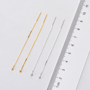 อุปกรณ์ทำเครื่องประดับมุก DIY เงินแท้ S925 20150 ต่างหูแบบกล่องพร้อมรูเจาะเต็ม ขนาด 8-13 มม. ลูกปัดทรงกลม ต่างหูแบบห้อย 20150 - Product Image 2