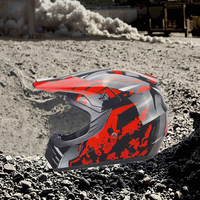 Casque de moto tout-terrain léger pour adulte, double usage, motocross, VTT, dirt bike, ABS résistant aux chocs, fermeture à boucle pour adulte