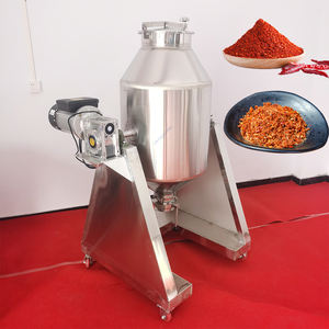 Mezclador manual de acero inoxidable 304 de grado alimenticio con manivela para mezclar polvo y gránulos, vaso de doble cono, equipo de laboratorio manual - Product Image 5