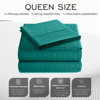 Ensemble de draps de lit Kingworth vente en gros 4 pièces 5 étoiles ensemble de literie d'été pour hôtel de luxe