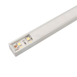 Phẳng 21*13mm Nhôm đùn hồ sơ 13mm T5 phẳng LED hồ sơ ánh sáng bề mặt gắn 1m hiện đại Milky Bìa 6063 1M 21*13mm - Product Image 1