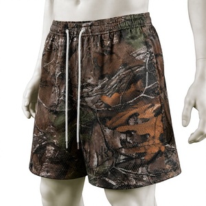 Shorts en maille camouflage personnalisés pour hommes, respirants, pour la gym, le basketball, tactiques, streetwear, séchage rapide, entraînement sportif - Product Image 1