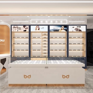 Sồi veneered hiển thị đứng cho kính mắt thanh lịch kệ tủ cho thương hiệu cửa hàng cửa hàng trung tâm mua sắm cao cấp kệ trưng bày - Product Image 1